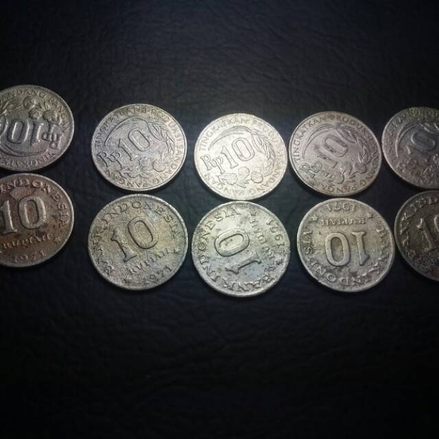 Koin 10rupiah 1971
