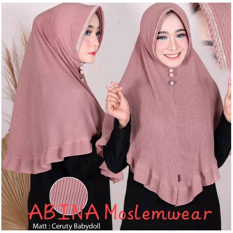Jilbab pet rempel plisket