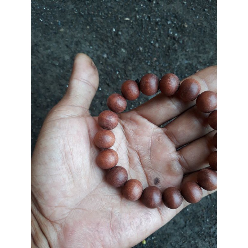 gelang kembang kantil merah 12 mm super