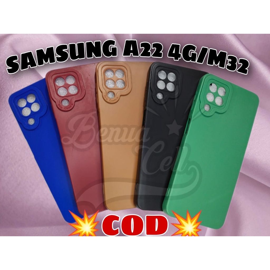 SAMSUNG A22 4G , M32 4G, A22 5G SOFTCASE PRO KAMERA PC SAMSUNG GALAXY A22 4G // M32 4G // A22 5G - BC