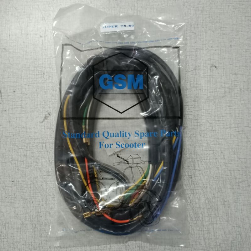 Kabel Body Vespa Super GSM Aksesoris Sparepart Vespa