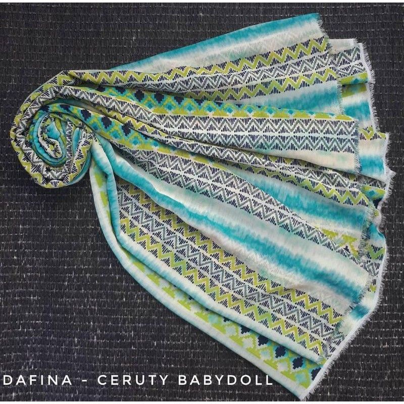 Kain Ceruty motif | Bahan Ceruti motif abstrak | bahan gamis