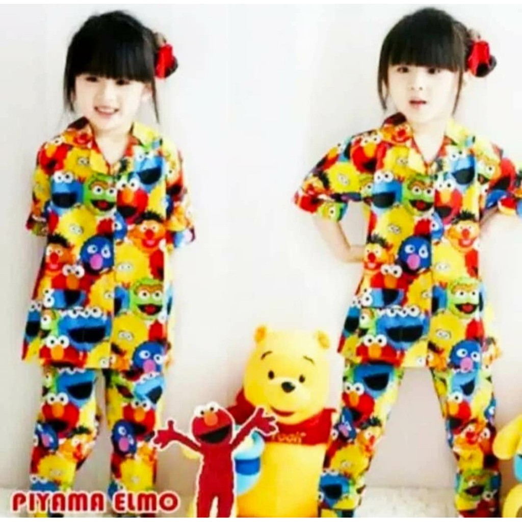Piyama Anak Perempuan Murah/Baju Tidur Anak Perempuan/Baju Tidur Anak Murah/Baju Tidur Anak Anak