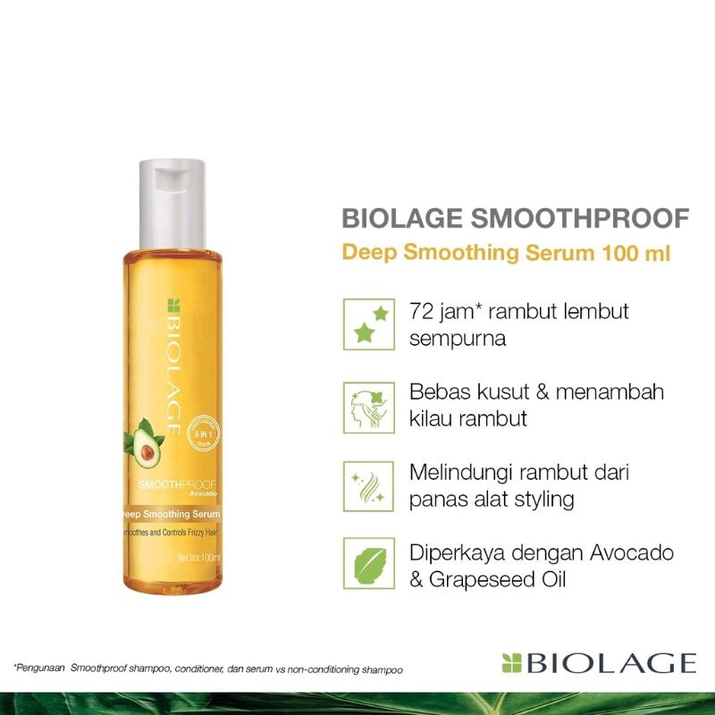 Matrix Biolage Deep Smoothing Serum 100 Ml | Serum Rambut Anti Megar