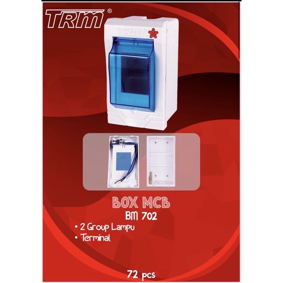 Trm Box Mcb 2 Group / Box MCB / Tutup Mcb