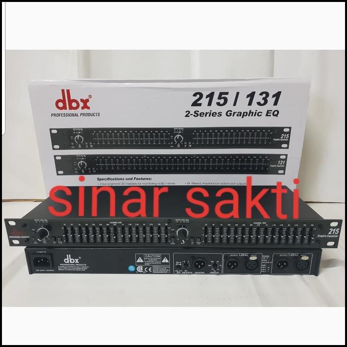 Equalizer Dbx 215 + Subwoofer Dbx215 + Subwoofer Grade A