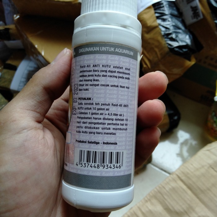 Obat Anti Kutu Ikan Raid All Aquarium Aquascape Anti kutu pada ikan