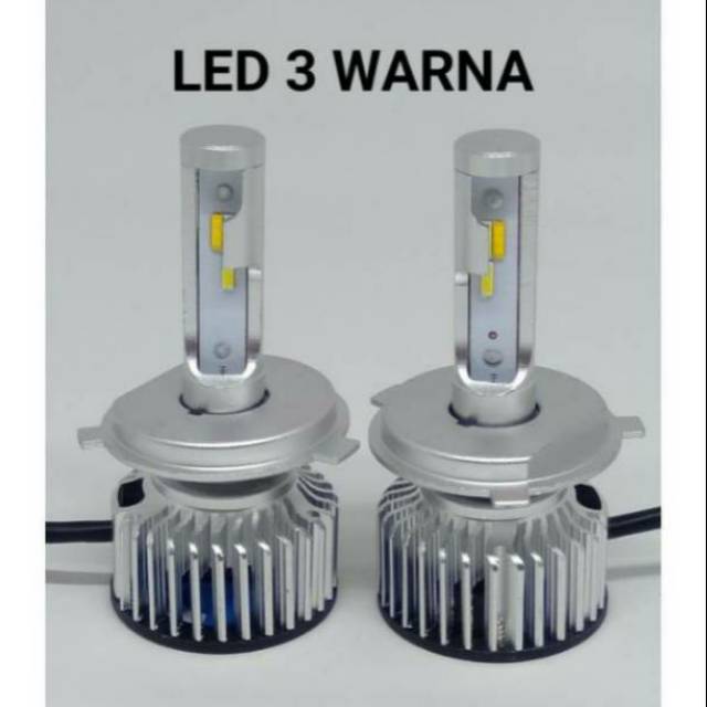 Lampu LED  Mobil  Lumileds ZES H4 Hi Lo 3  Warna  Canbus 