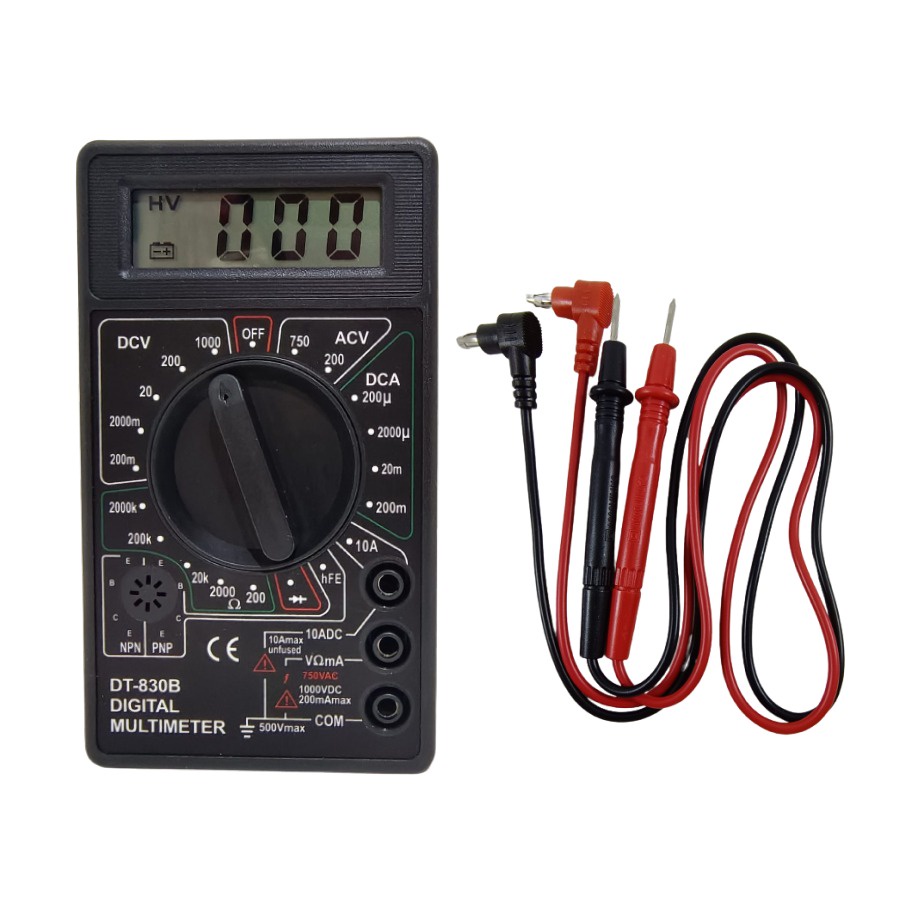 Multimeter Digital DT830B Tester DT 830 B Avometer DT-830B