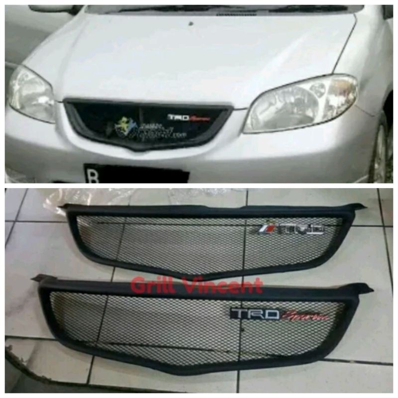 Grill Vios 2003 2004 2005 + Emblem TRD | Gril Vios TRD Limo dan non Limo 03-05