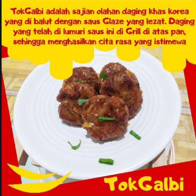 

Mr. TokGalbi (olahan daging dengan saus barbeque)