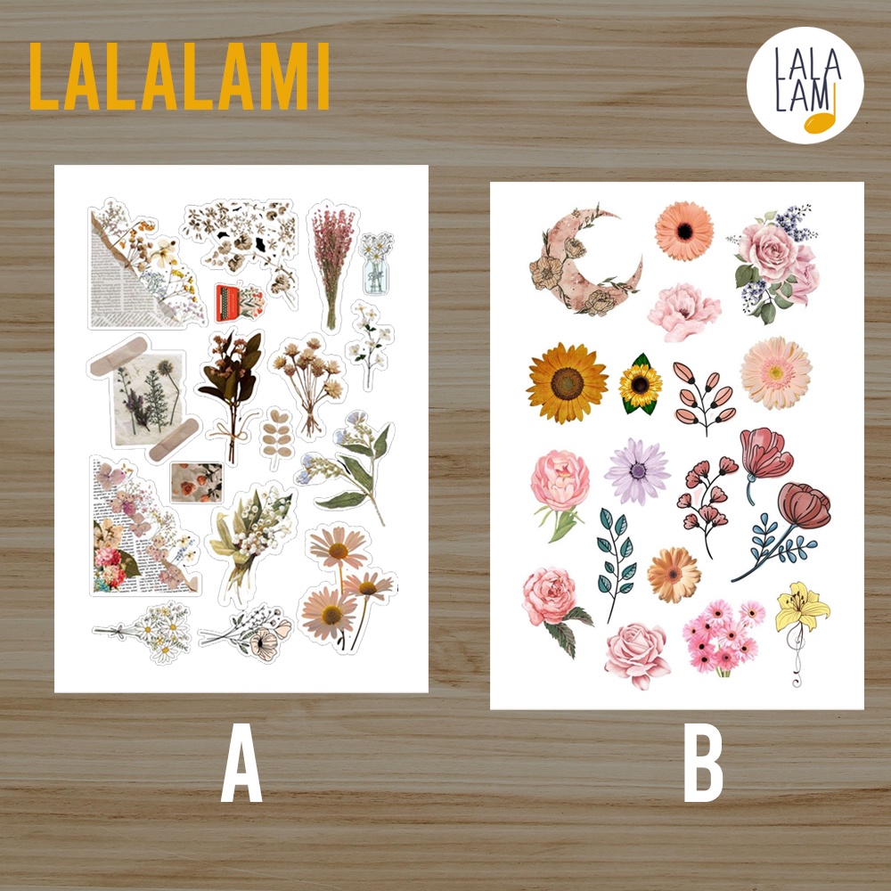 

Stiker Aesthetic, Stiker Jurnal Lucu, Stiker Bunga, Stiker floral A5