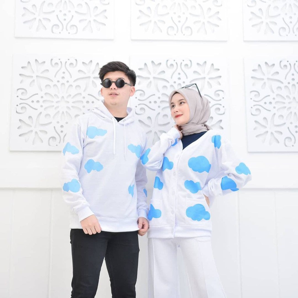 Nara Grosir - Cloud Sky Series l Sweater Polos l Sweater Pria dan Wanita