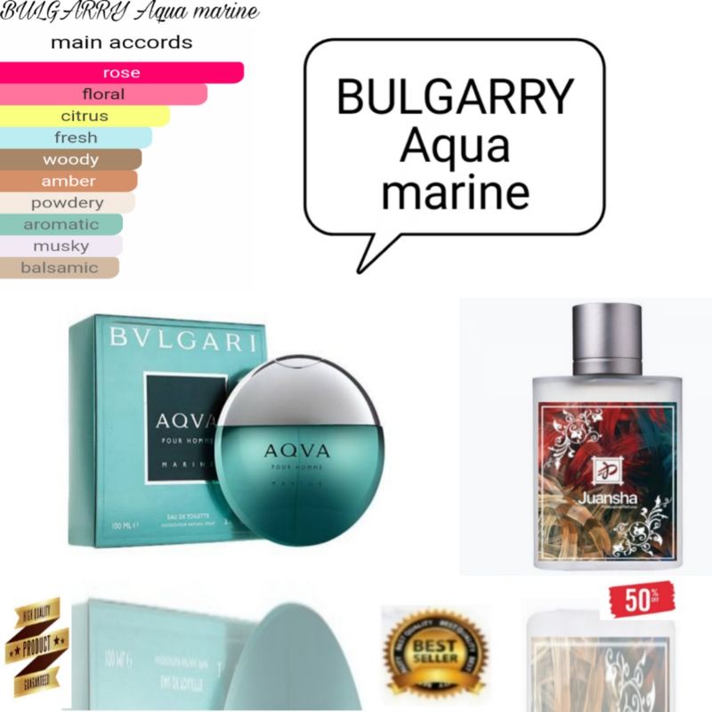 PARFUM BULGARRY AQUA MARINE//INSPIRED PARFUM BY BULGARRY AQUA MARINE30ML