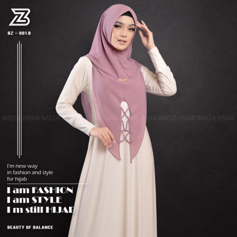 JILBAB HOODIE INSTAN TERBARU ORI BAYZA HIJAB