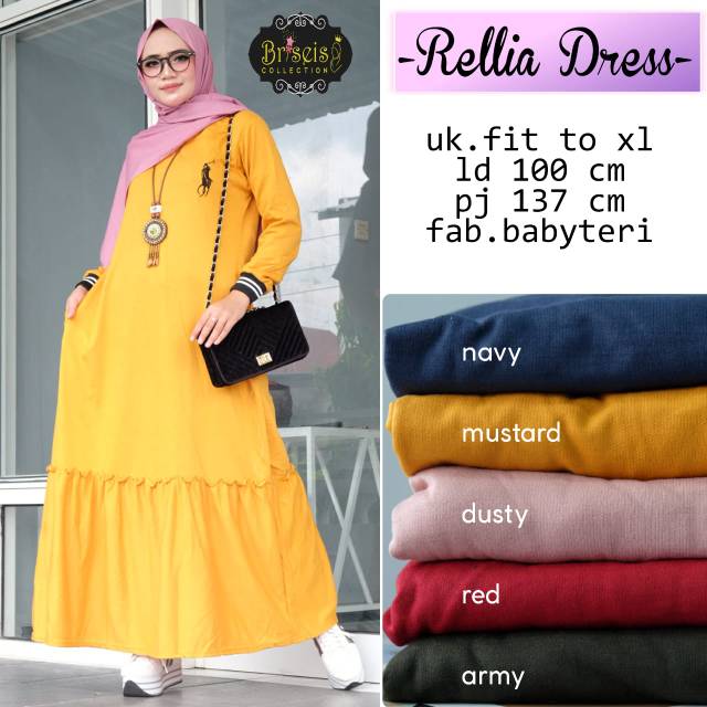Dres muslim / Setelan Dress / Babyteri Dress