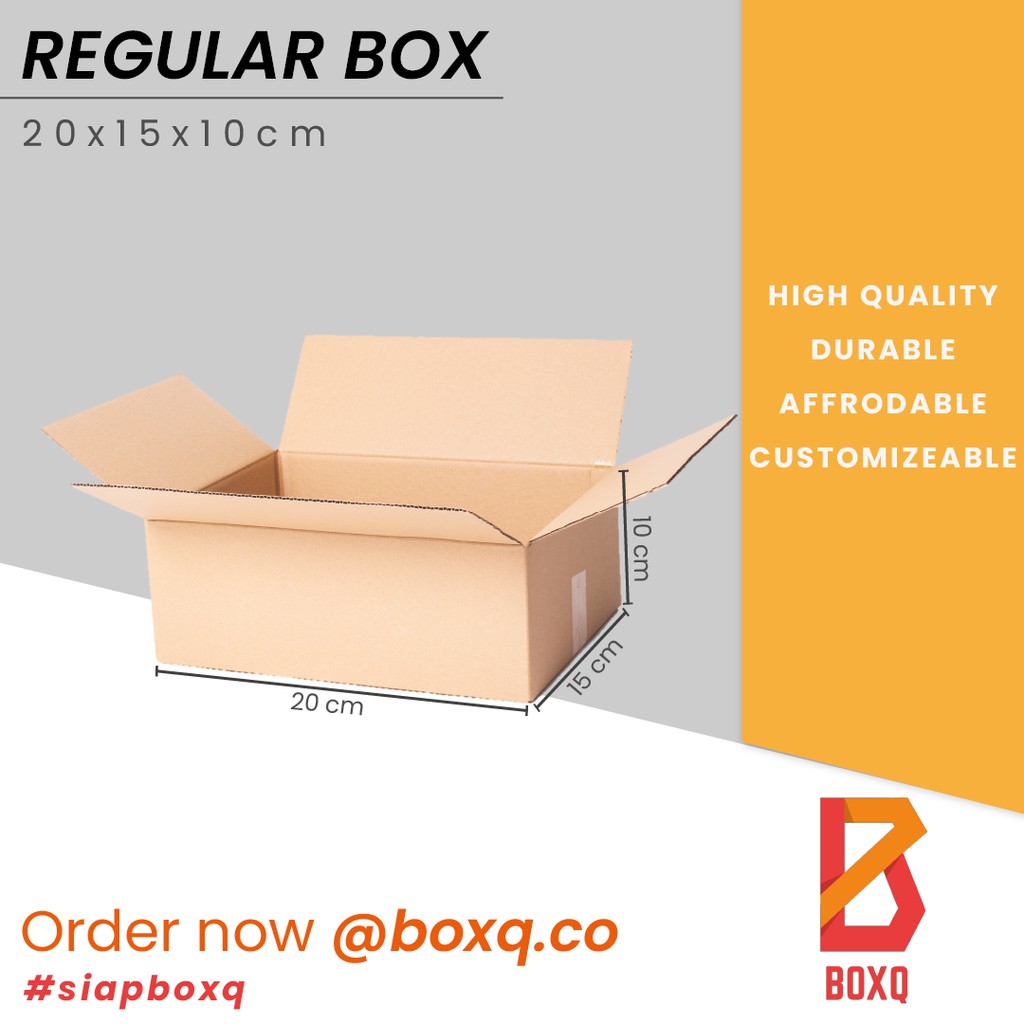 

BOX / KARDUS / DUS COKLAT PACKING POLOS UK. 20x15x10cm