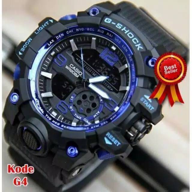 COD ( Bayar Tujuan ) Ready 9 Warna Jam Tangan Pria Sporty Casio G-Shock GG-1000 Tombol Tengah