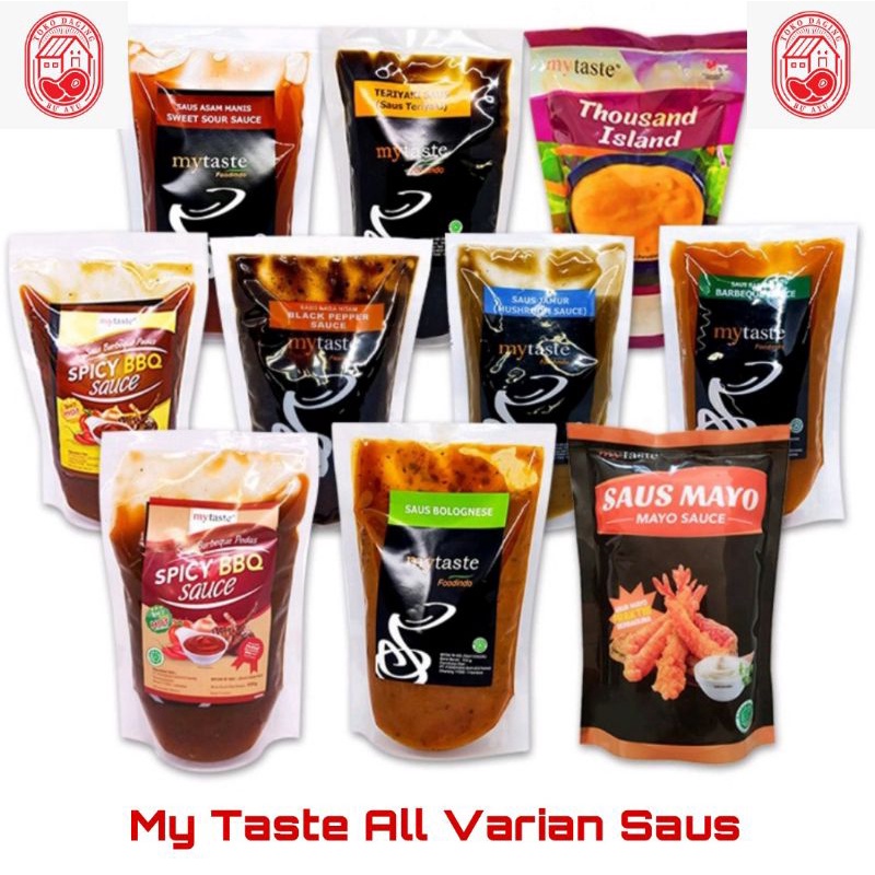 

My Taste Sauce/Saus Blackpepper / Bolognese / Thousand Island / BBQ 500 gram