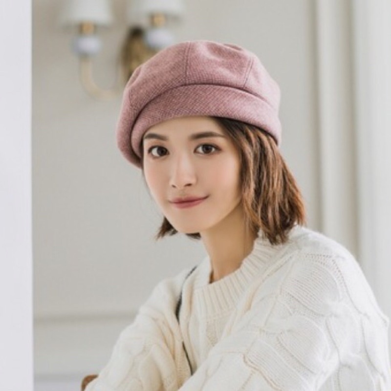 Topi Beret Wanita bahan wool Women Baret Hat