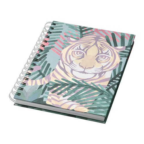 

ILLBATTING Buku tulis/ buku harian, aneka warna/harimau