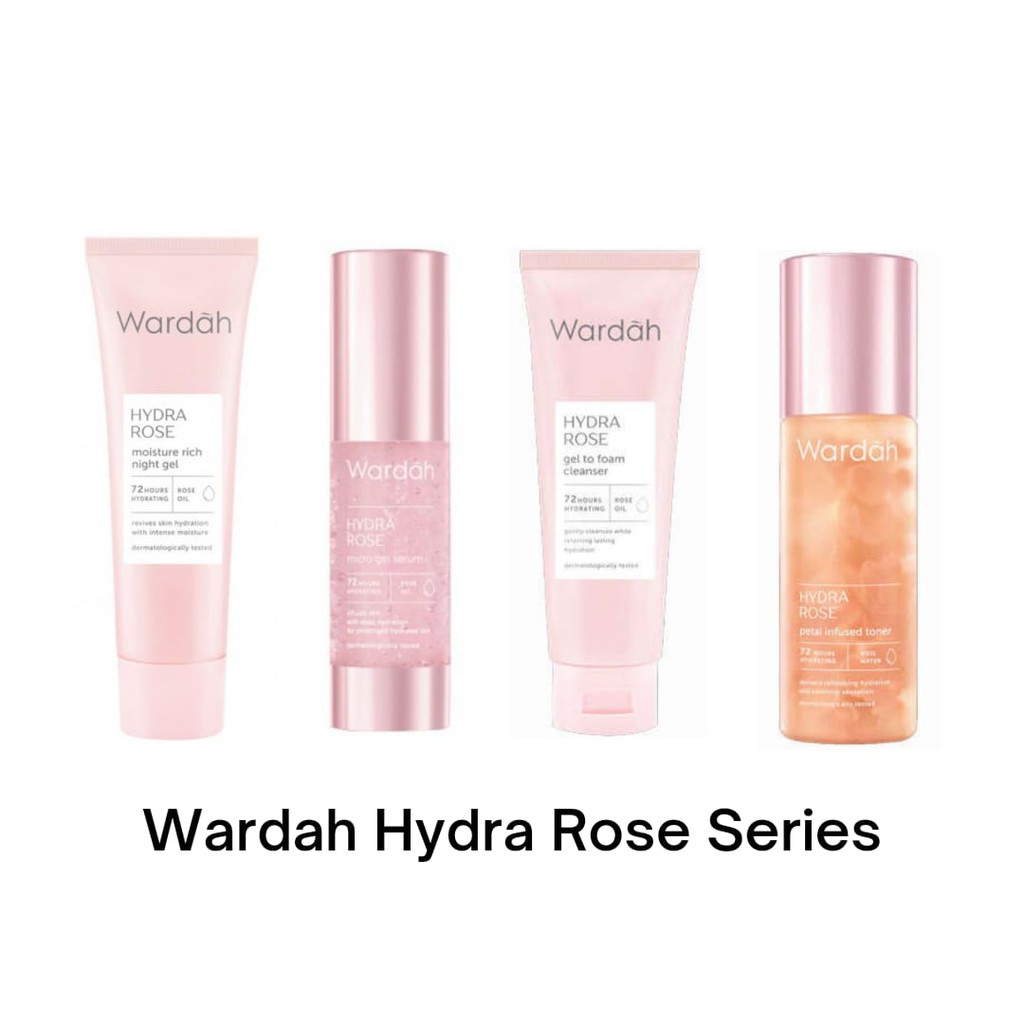 [ SKINHOUSEID ] WARDAH HYDRA ROSE SERIES | WARDAH SKINCARE | WARDAH BPOM |