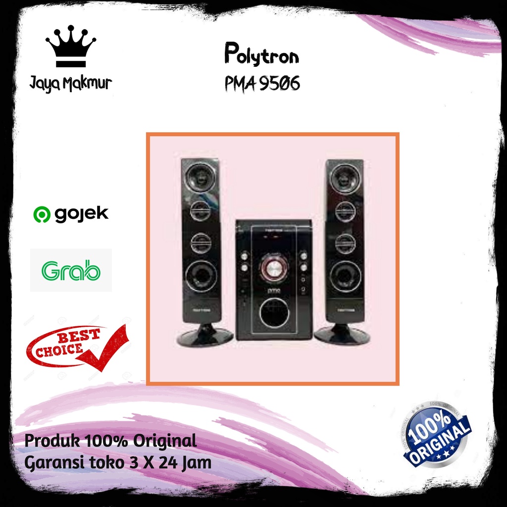 POLYTRON Speaker Multimedia PMA 9506 / Speaker Polytron PMA 9506 / PMA 9506