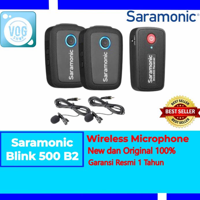 Saramonic Blink 500 B2 Tx+Tx+Rx Wireless Omni Lavarier Mic Dp
