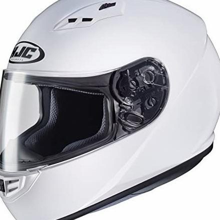 Hjc Cs-R3 White Solid | Helm Full Face Hjc | Original Hjc Asyaqilamall