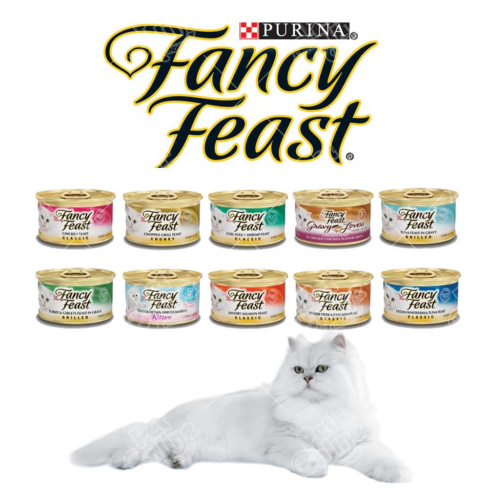 Fancy Feast Can Kaleng 85Gr Wet Food Makanan Kucing