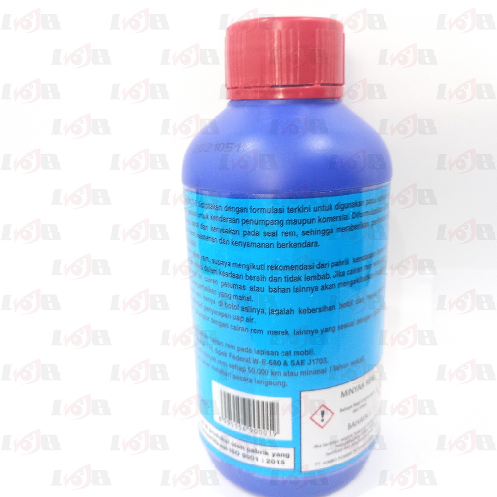 Oli Minyak Rem Jumbo DOT 3 300ML Cairan Minyak Rem Brake Fluid Netral Merah Cakram Motor