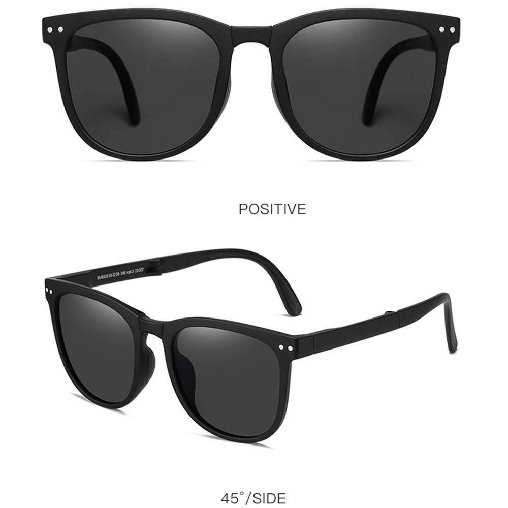 Kacamata Hitam Polarized Lipat Portable Untuk Pria / Wanita / Pasangan / outdoor / Travel