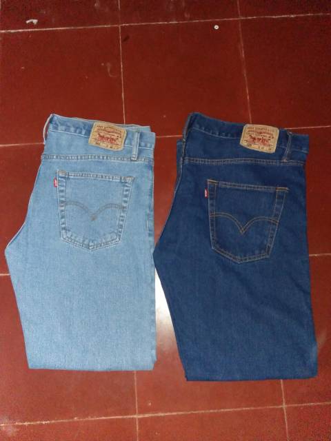 CELANA JEANS PRIA STANDAR FIT REGULER PRIA JUMBO size 39 40 41 42 43 44 CELANA PANJANG PRIA