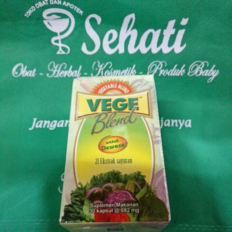 VEGEBLEND 21 ADULT ISI 30 KAPSUL-SUPLEMEN SAYURAN UNTUK DEWASA