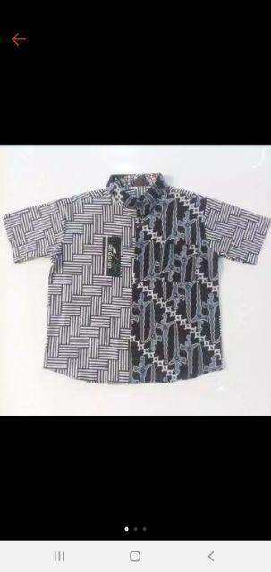Kemeja Anak Katun Catra Amazon Batik Pekalongan Ori 1 Tahun