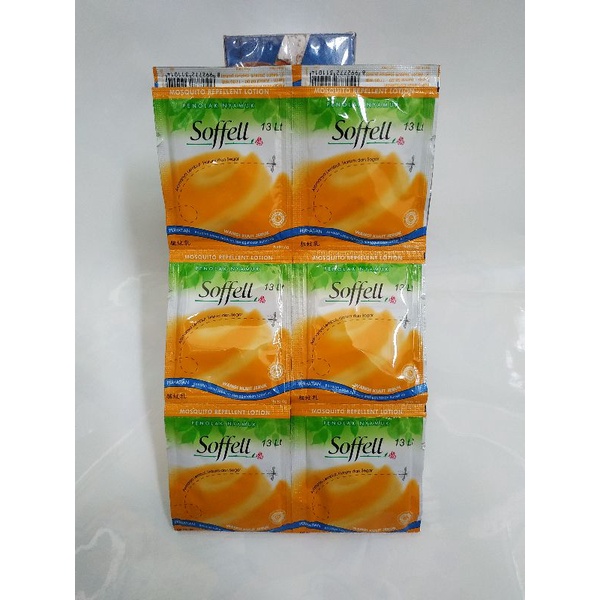 Soffell Anti Nyamuk 1renteng isi 24 sachet