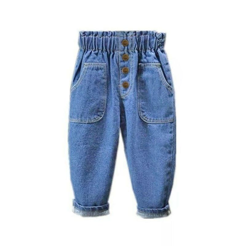 CELANA PANJANG HIG Waist USIA 2-7 th Celana Anak Jeans Berkualitas