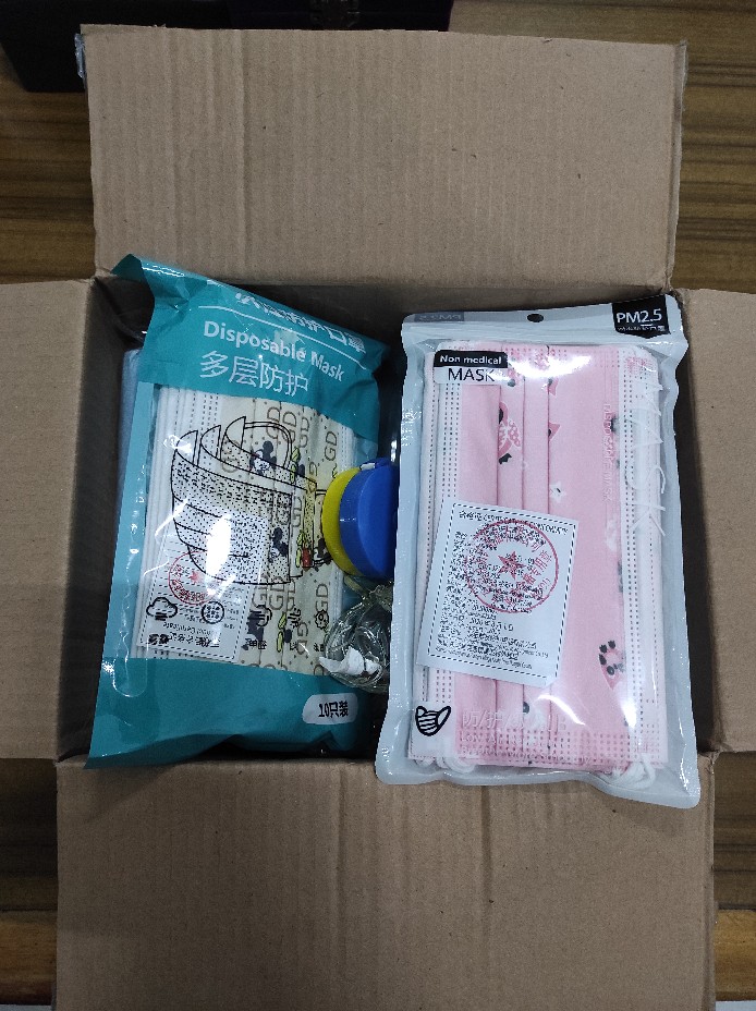 3pcs Masker Holder Tempat Masker Mika Transparan Import