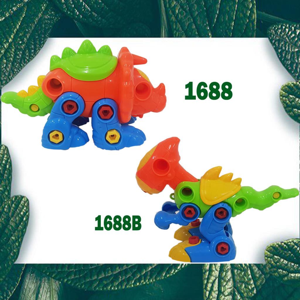 Mainan Anak Tool Dinosaurs/  Mainan Edukasi DIY Dinosaurs 1688