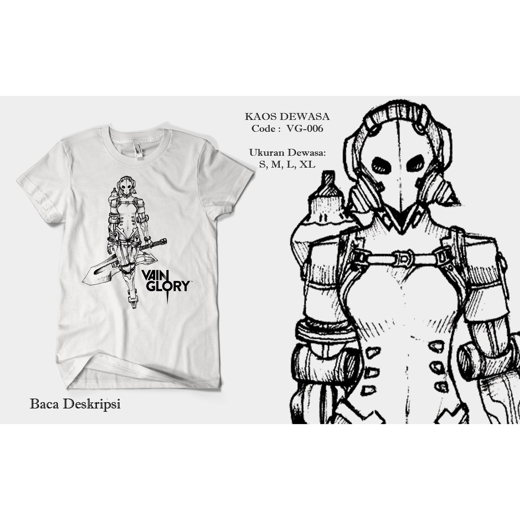 Kaos / Baju Vainglory - Alpha - VG 006 - Baju Gildan