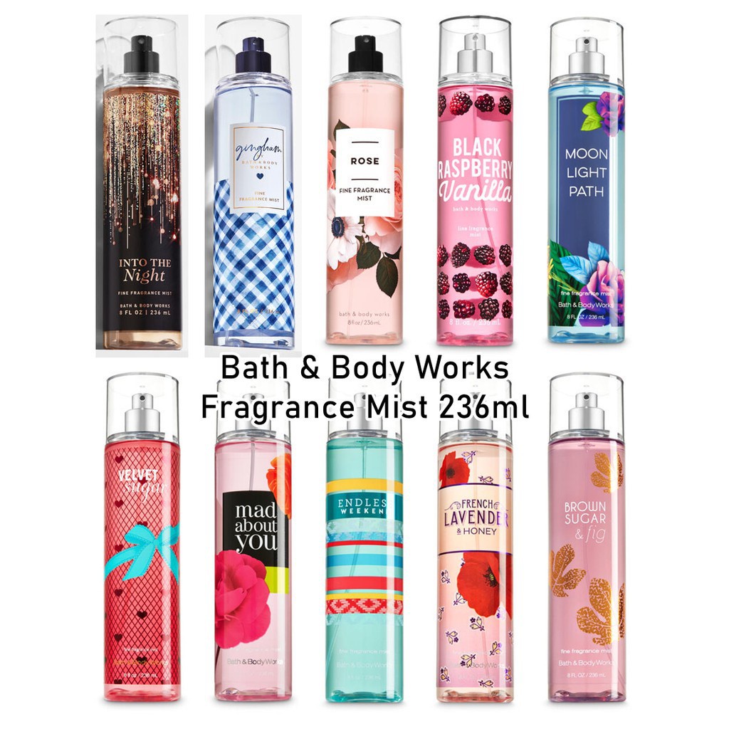 (READY&amp;ORI) Bath And Body Works Fragrance Mist Parfume 236ml bbw