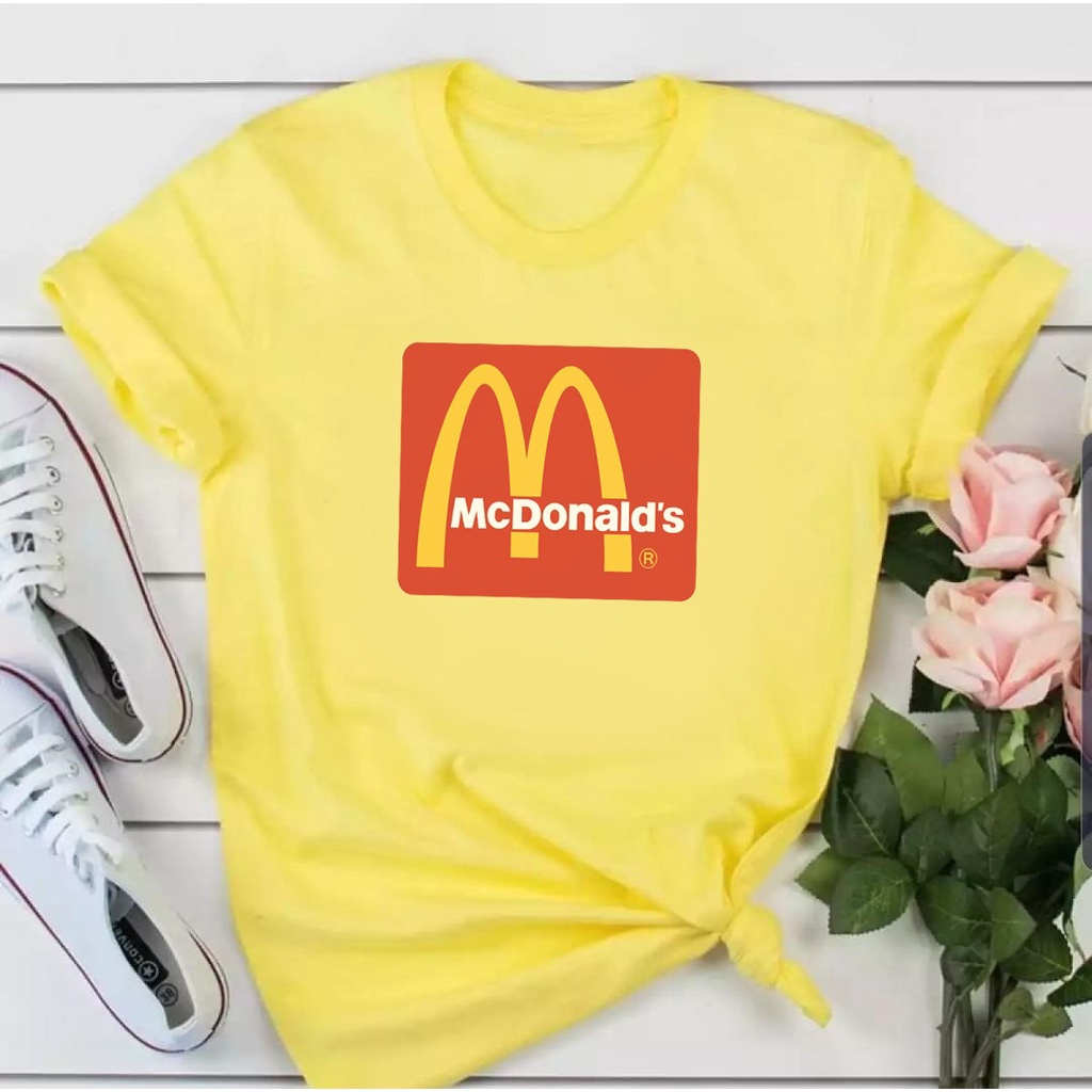 MYSTIQUE.ID- BAJU KAOS MACDONALD T-SHIRT LUCU DAN AESTHETIC