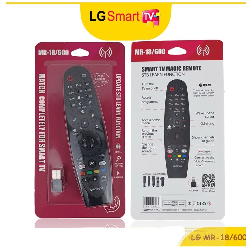 LG LED Smart TV Magic Remote Control (MR-18/600) LG Magic remote tv