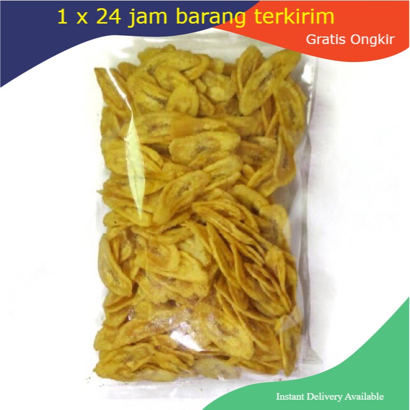 

KERIPIK PISANG RAJA RASA ASIN GURIH 200 gram murah