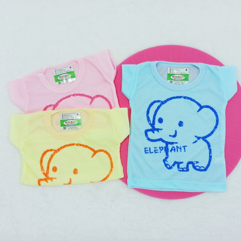 [Ss-5010] Pakaian Bayi New Born 0-12bulan Tobiko SNI, Baju Kaos Bayi, Atasan Bayi