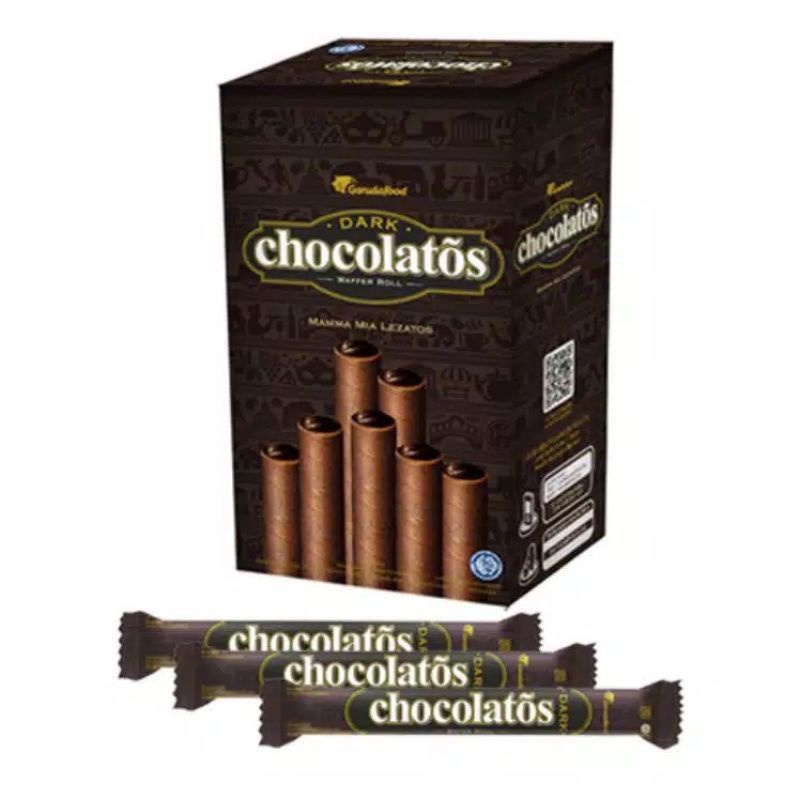 Chocolatos Wafer Roll Long 20 x 16gr