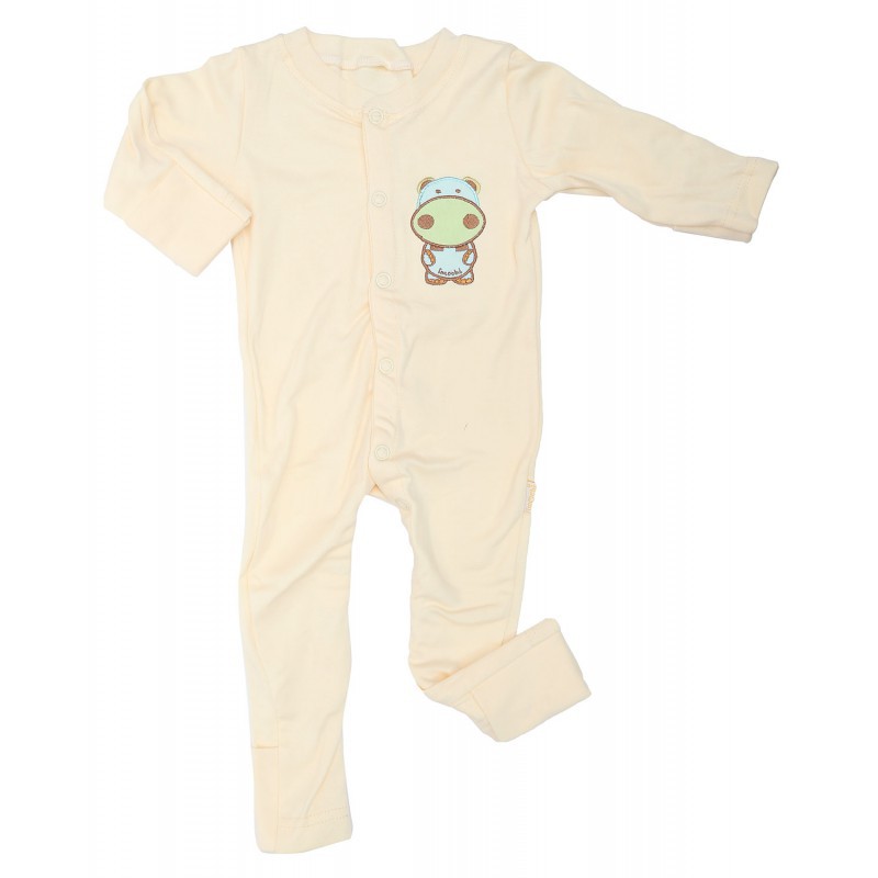 Imochi Sleepsuit Panjang - Yellow Hippo