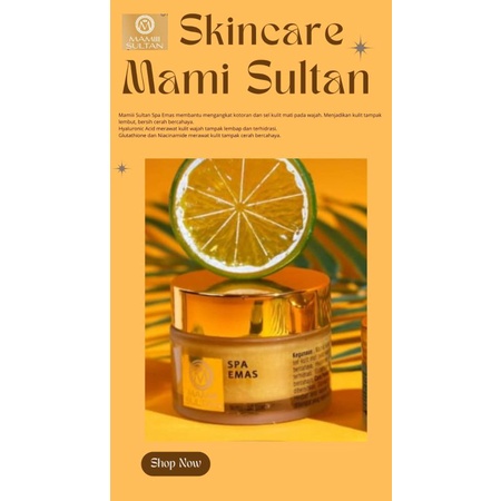 MAMII SULTAN SPA EMAS - ORIGINAL BPOM