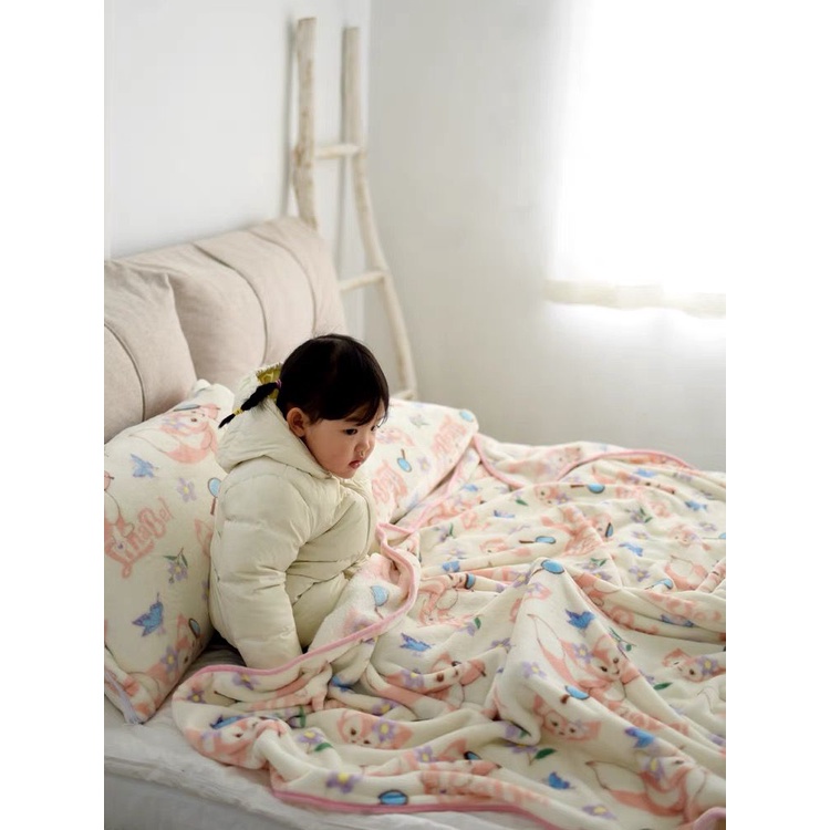 SELIMUT LINABELL PINK BLANKET DUFFY BEARS STELLA LOU SHELLIE MAY IMPOR LEMBUT