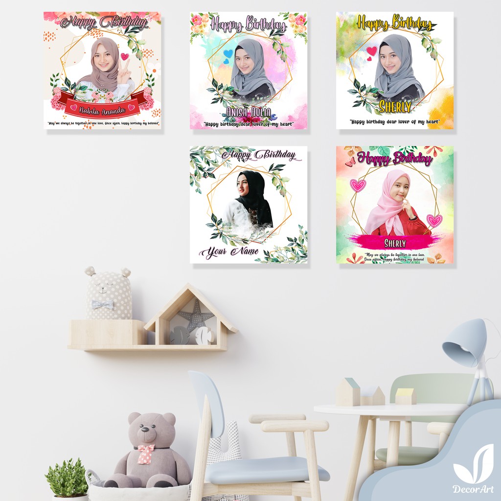 Decor Art Kado Hadiah Ulang Tahun Anniversary Wedding